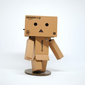 Sturdy small cardboard moving box